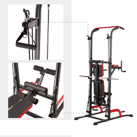 HMS Poręcz Wielofunkcyjna Z Ławką Do Ćwiczeń