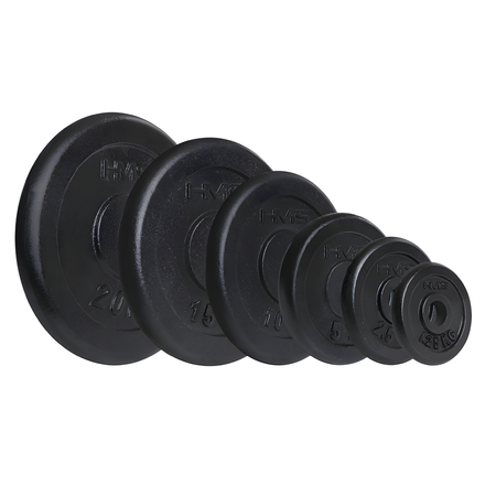 Obciążenie Żeliwne Talerz Na Gryf Sztangę Do Treningu Siłowego HMS 15 kg