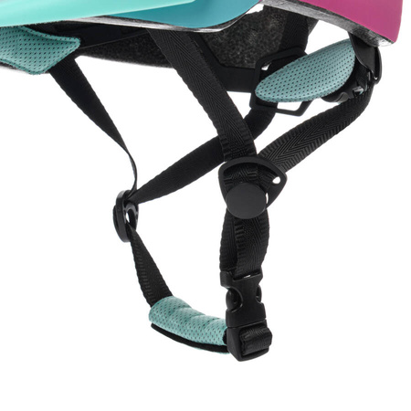 Kask Rowerowy Regulowany Szosowy Z Daszkiem METEOR Otwory Wentylacyjne