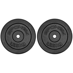 SPOKEY Zestaw Talerzy Obciążenia Żeliwne Na Sztangę 2x 1.25 kg