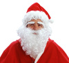 Peruka Świętego Mikołaja Gwiazdora Broda Z Czapką Przebranie Na Święta