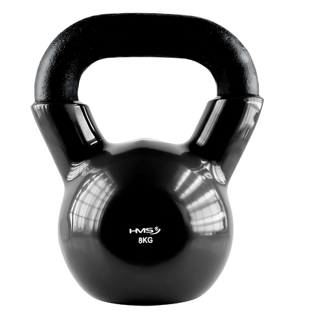 KETTLEBELL Kula Hantla Żeliwna Winylowa Do Treningu Siłowego HMS 8 kg