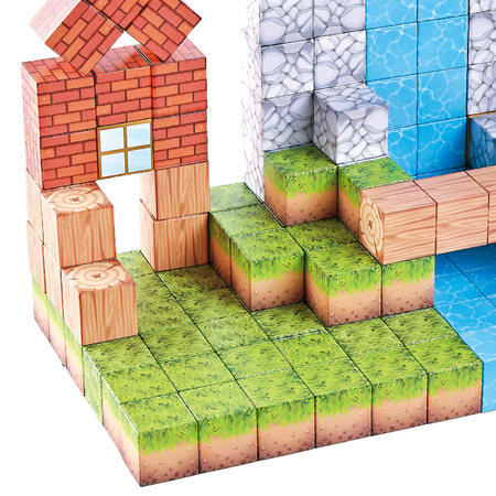 Klocki Magnetyczne Konstrukcyjne Zestaw 157 Elementów Edukacyjne Dla Dzieci