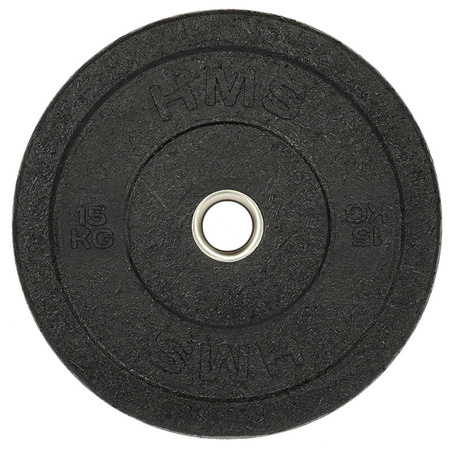 Zestaw HMS 2x Talerz Olimpijski Gumowany Obciążenie 15 kg