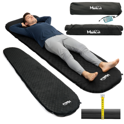 MERKAN Materac Mata Samopompująca Kempingowa Gruba 5 cm Z Pokrowcem