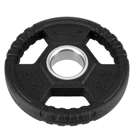 HMS Talerze Olimpijskie Obciążenia Ogumowane Na Gryf Sztangę 2x 2,5 kg