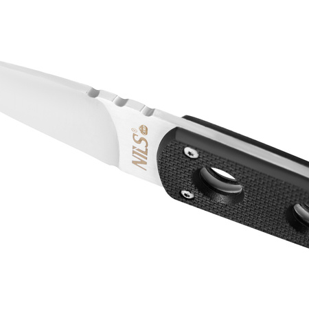 NILS Nóż Taktyczny Wojskowy Survivalowy Stal Nierdzewna Z Pokrowcem