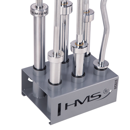 Stojak Na Gryfy Olimpijskie Sztangi 6 miejsc Na Siłownię COMMERCIAL HMS