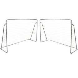 NILS 2x Przenośna Bramka Piłkarska Z Siatką 240x150 cm