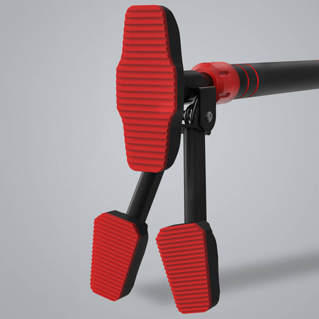 HMS Drążek Rozporowy Regulowany Do Podciągania 96-130 cm Z Kółkami Gimnastycznymi