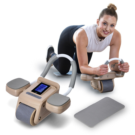 HMS Automatyczne Koło Do Ćwiczeń Fitness Mięśni Brzucha Z Wyświetlaczem