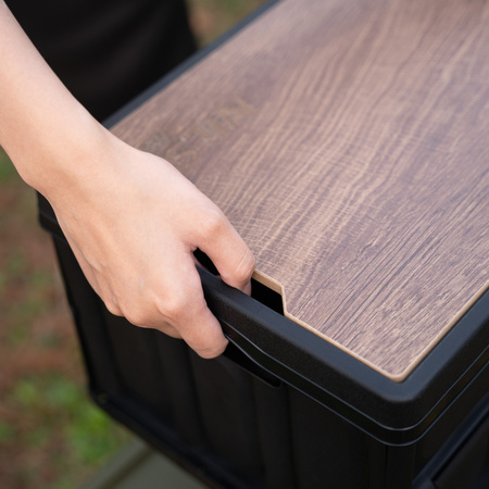 Skrzynia Pojemnik Pudełko Do Przechowywania Transportowa Kempingowa 2w1