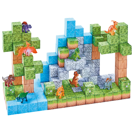 Klocki Magnetyczne Konstrukcyjne Zestaw 142 Elementy Edukacyjne Dla Dzieci