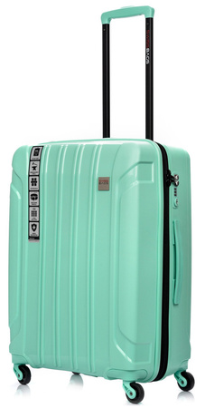 Swissbags+ Średnia Walizka Na Kółkach Z Zamkiem TSA 90 L