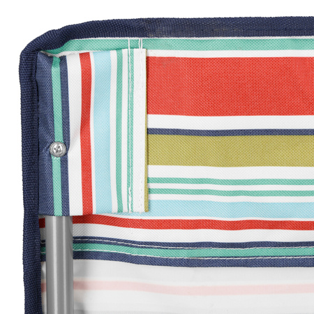 Leżak Ogrodowy Plażowy Składany Fotel Turystyczny Do Ogrodu + Pokrowiec