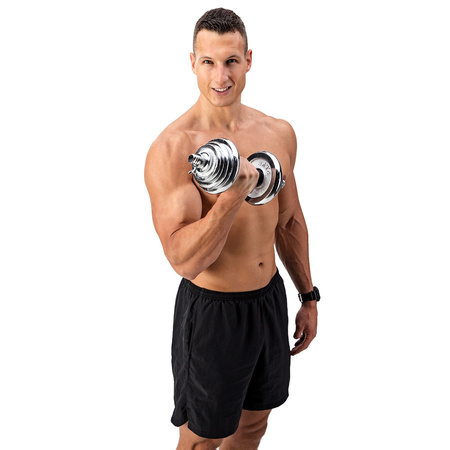 HMS Sztangielki Hantle Sztanga W Walizce 2x10 kg