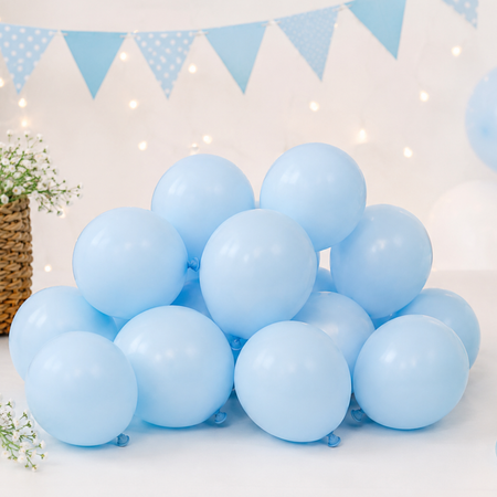 Balony Klasyczne Błękitne Pastelowe 5" Na Przyjęcie Urodziny GEMAR 100 szt.
