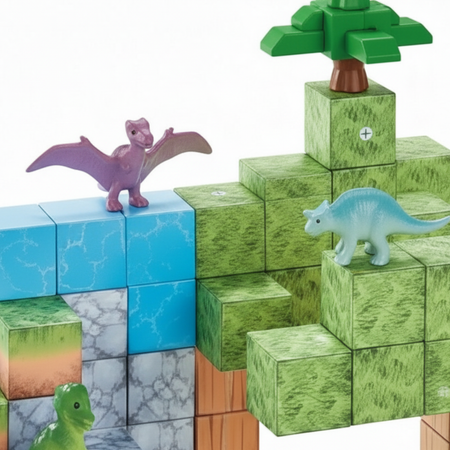 Klocki Magnetyczne Konstrukcyjne Zestaw 142 Elementy Edukacyjne Dla Dzieci