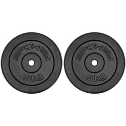 Zestaw Talerzy Obciążenia Żeliwne Na Sztangę 2x 5 kg SPOKEY