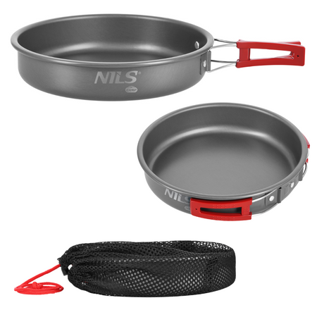 Patelnia Turystyczna Kempingowa Na Wyjazd Składany Uchwyt  21 cm 1600 ml