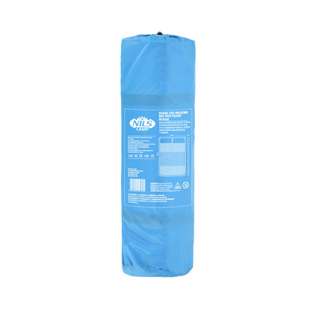 NILS Mata Samopompująca Dwuosobowa Z Poduszką