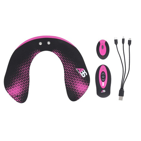 EMS Elektrostymulator Stymulator Mięśni Pośladków Masażer 6 Trybów Pracy + Wymienne Żelowe Naklejki Motylki 4 szt.