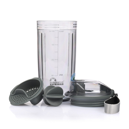 Butelka Na Wodę Bidon Shaker Do Odżywek 400 ml MAJESTIC
