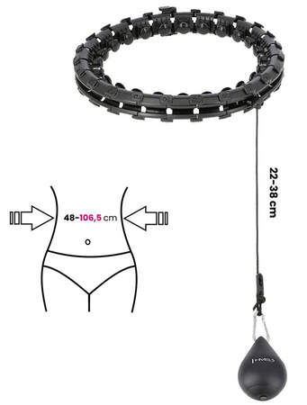 HMS Hula Hop Odchudzające Z Wypustkami I Obciążnikiem