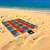 Koc Piknikowy Plażowy Wodoodporny Turystyczny Mata Z Izolacją 250x200 cm