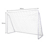 NILS 2x Bramka Piłkarska Z Siatką I Matą Do Celowania 240x150 cm