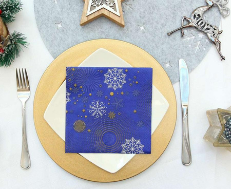 Serwetki Świąteczne Na Boże Narodzenie Święta Hello Winter 33x33cm - 20szt.