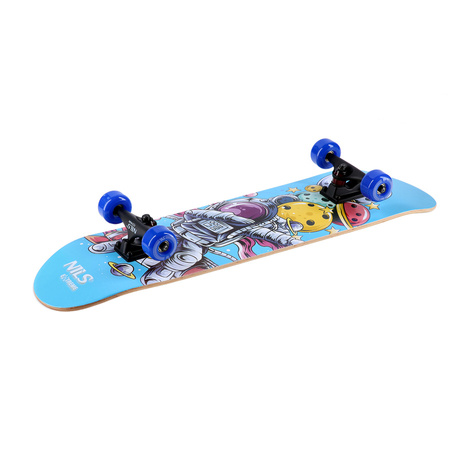 Deskorolka Klasyczna Drewniana Deska Skateboard Dla Początkujących NILS