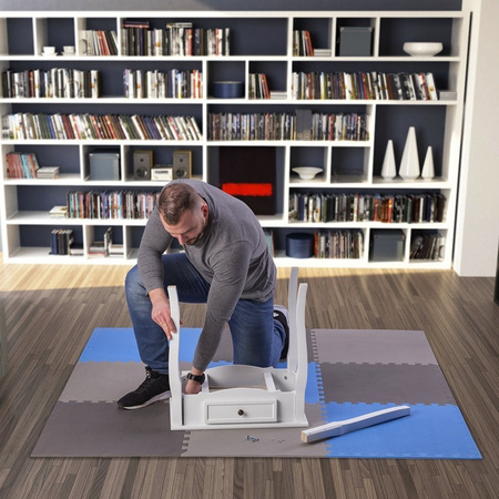 ONE FITNESS Duża Mata Puzzle Pod Sprzęt Do Ćwiczeń Wygłuszająca