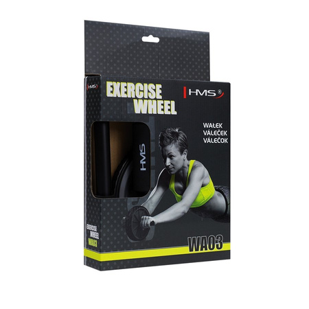 HMS Roller Wałek Kółko Podwójne Do Ćwiczeń Brzucha