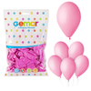 Balony Pastelowe Różowe Lateksowe Na Urodziny Chrzest GEMAR 12" - 100 szt.