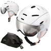 Kask Narciarski Z Szybą Snowboardowy Z Regulacją METEOR