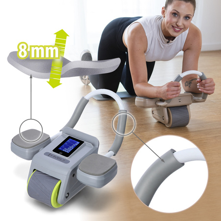 HMS Automatyczne Koło Do Ćwiczeń Fitness Mięśni Brzucha Z Wyświetlaczem