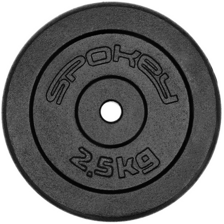 SPOKEY Zestaw Talerzy Obciążenia Żeliwne Na Sztangę 2x 2.5 kg