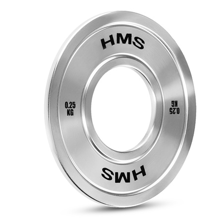 Talerz Obciążenie Olimpijskie Na Gryf Sztangę Chromowana Stal HMS 0,25 kg