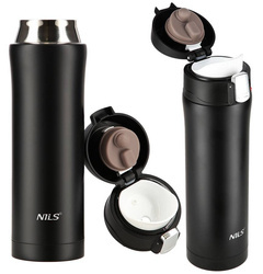 Kubek Termiczny Termos Turystyczny Stalowy Butelka Na Kawę Herbatę 430 ml