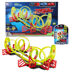 Tor Wyścigowy Samochodowy Pull Back Dla Dzieci 700 cm + 4 Samochody