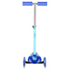 Hulajnoga Trójkołowa Dla Dzieci Balansowa Niebieska Regulowana Kółka LED