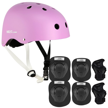 Kask Na Rolki Rower Hulajnogę Regulowany Dla Dzieci Orzeszek + Ochraniacze