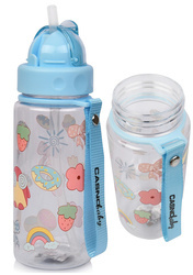 CASNO Bidon Butelka Ze Słomką Dla Dziecka 400 ml