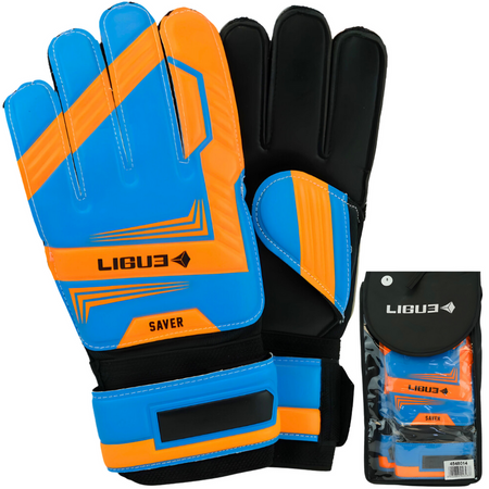 Rękawice Bramkarskie Piłkarskie Treningowe Dla Dzieci Na Rzep LIGUE