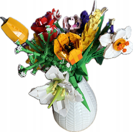 Mould King Klocki Konstrukcyjne Kwiat Lilia 178 Elementów