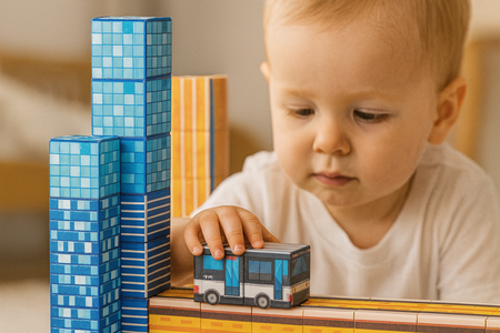 Klocki Magnetyczne Konstrukcyjne Zestaw 114 Elementów Edukacyjne Dla Dzieci