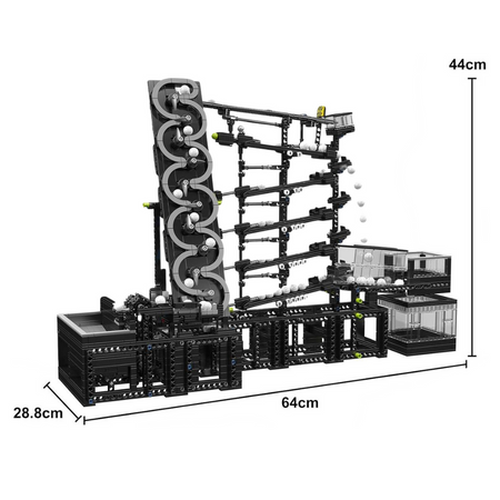 Klocki Konstrukcyjne Kulodrom Zjeżdżalnia 2066 el. Na Prezent Mould King