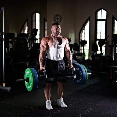 Talerze Olimpijski Na Gryf Sztangę Gumowany Bumper Do Ćwiczeń HMS 2 x 10 kg