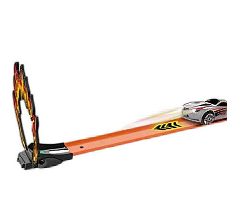 Tor Wyścigowy Samochodowy Dla Dziecka Pull Back 200 cm + 3 Samochodziki